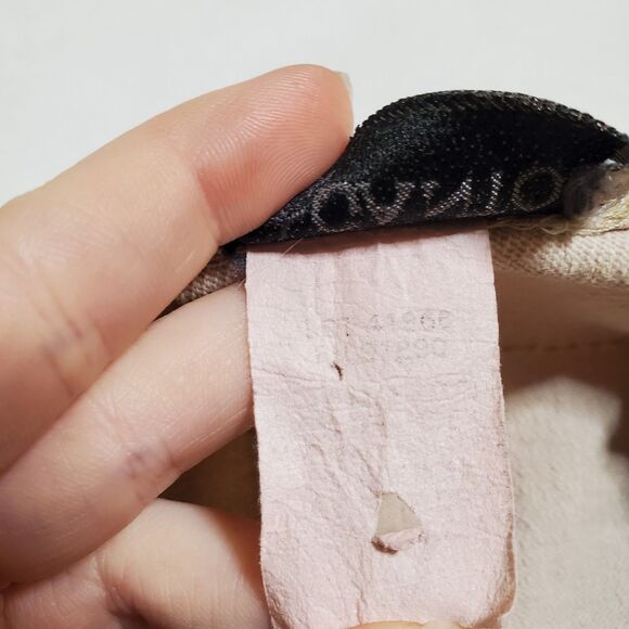 Vintage 90s Gantos Patchwork Halter Dress Size L Tan Mini Dress Bohemian Womens - Picture 9 of 9